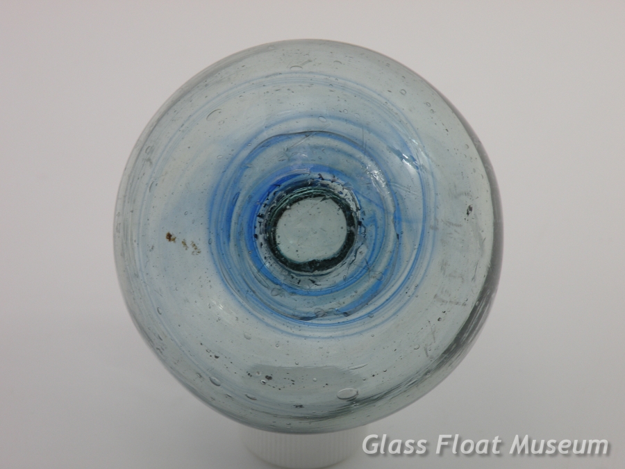 Blue Swirls, 3 1/4 Inch